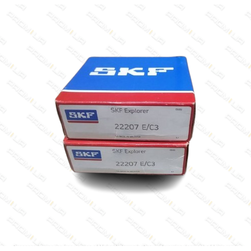 Подшипник 22207 E/C3 SKF ★ Размеры: 35/72/23