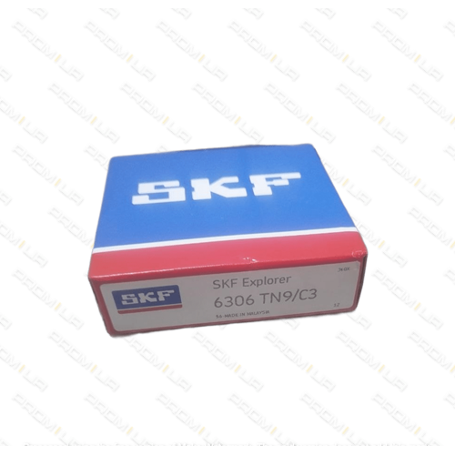 Підшипник 6306 TN9/C3 SKF ★ Розміри: 30/72/19