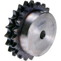Зірочка до роликового ланцюга з каленим зубом 06B-2 Z13 HRC HUBBER дворядна