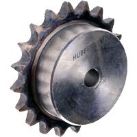 Зірочка до роликового ланцюга з каленим зубом 06B-1 Z19 HRC HUBBER однорядна