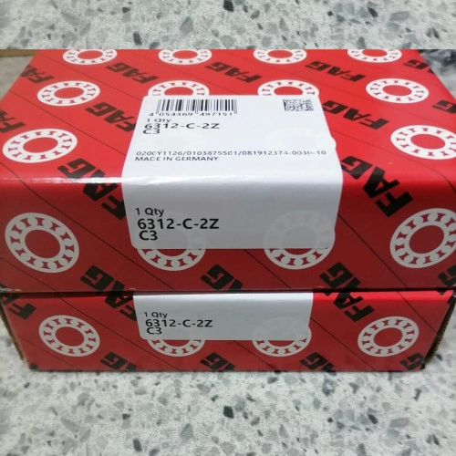 Підшипник 6312 -C-2Z-C3 (-2Z-C3) FAG ★ Розміри: 60/130/31